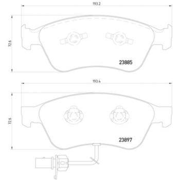 Hella Pagid 355011021 Disc Brake Pad product image 4 of 4