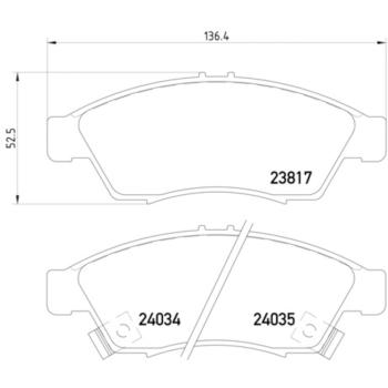 Hella Pagid 355011081 - Disc Brake Pad Hella Pagid 355011081 Disc Brake Pad product image 2 of 2