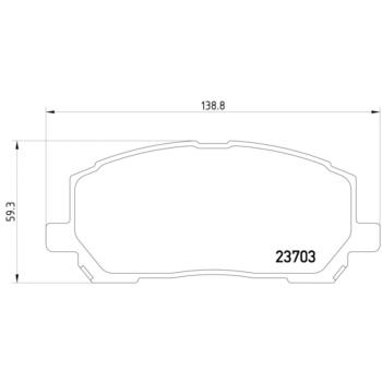 Hella Pagid 355011161 Disc Brake Pad product image 2 of 2
