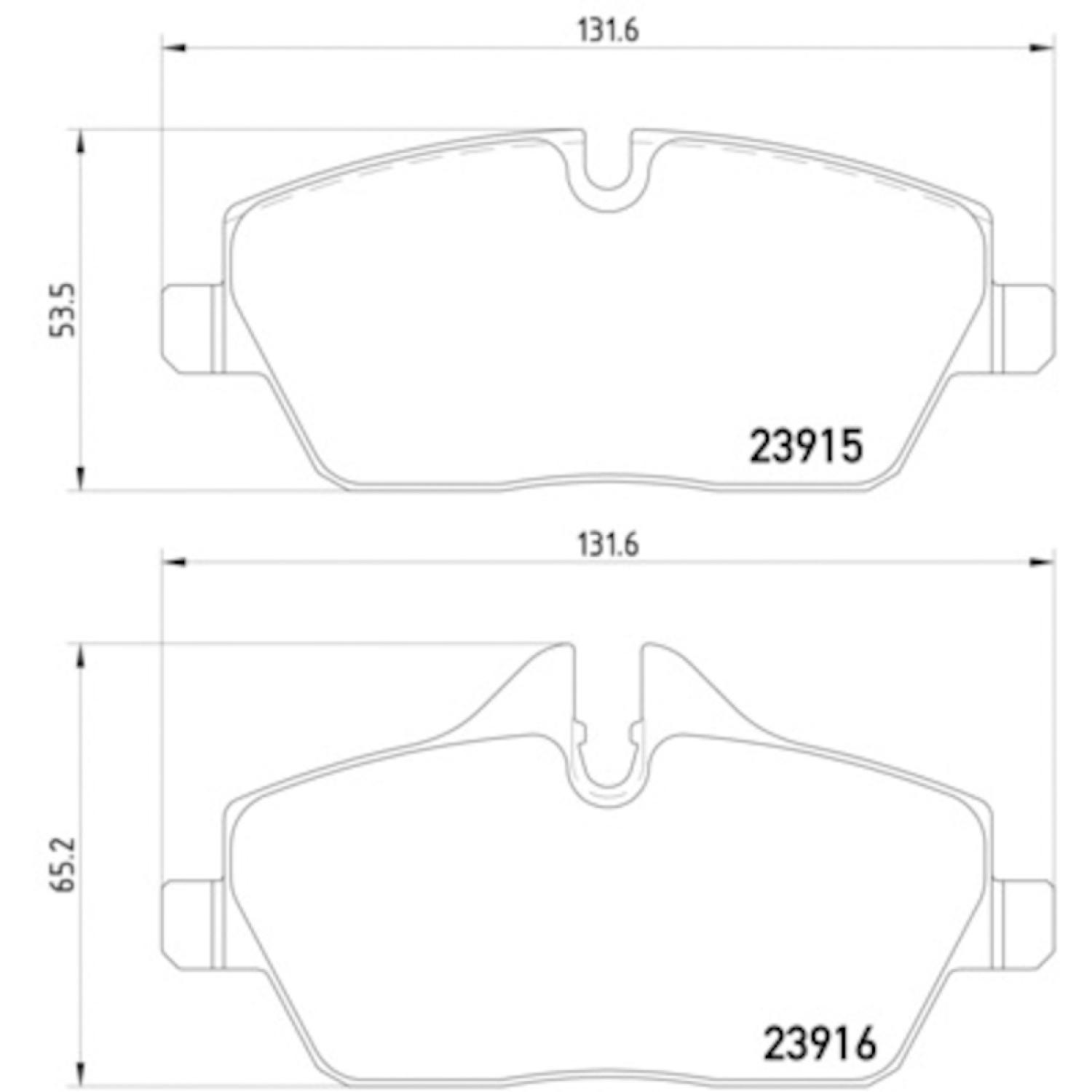 Hella Pagid 355011261 - Disc Brake Pad Hella Pagid 355011261 Disc Brake Pad product image 4 of 4