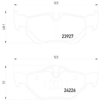 Hella Pagid 355011301 Disc Brake Pad product image 4 of 4