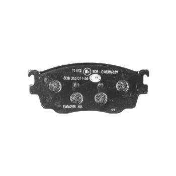 Hella Pagid 355011561 Disc Brake Pad product image 1 of 3