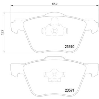 Hella Pagid 355011571 Disc Brake Pad product image 4 of 4