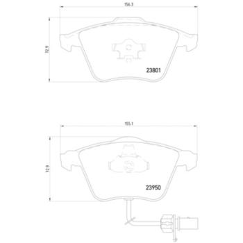 Hella Pagid 355011711 Disc Brake Pad product image 4 of 4