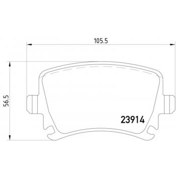 Hella Pagid 355011771 - Disc Brake Pad Hella Pagid 355011771 Disc Brake Pad product image 1 of 2