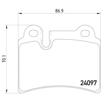 Hella Pagid 355011861 Disc Brake Pad product image 4 of 4