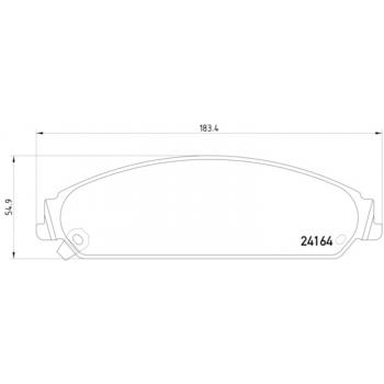 Hella Pagid 355011891 Disc Brake Pad product image 1 of 2