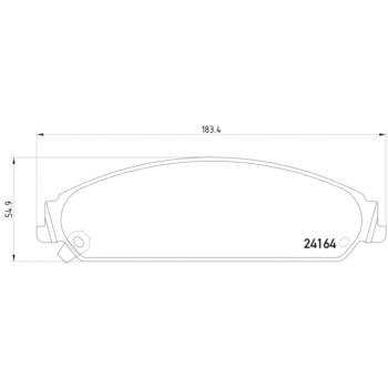 Hella Pagid 355011891 Disc Brake Pad product image 2 of 2