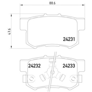 Hella Pagid 355012061 - Disc Brake Pad Hella Pagid 355012061 Disc Brake Pad product image 4 of 4