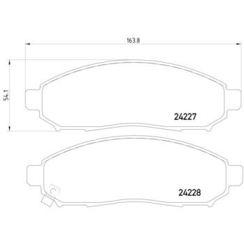 Hella Pagid 355012071 - Disc Brake Pad Hella Pagid 355012071 Disc Brake Pad product image 2 of 2