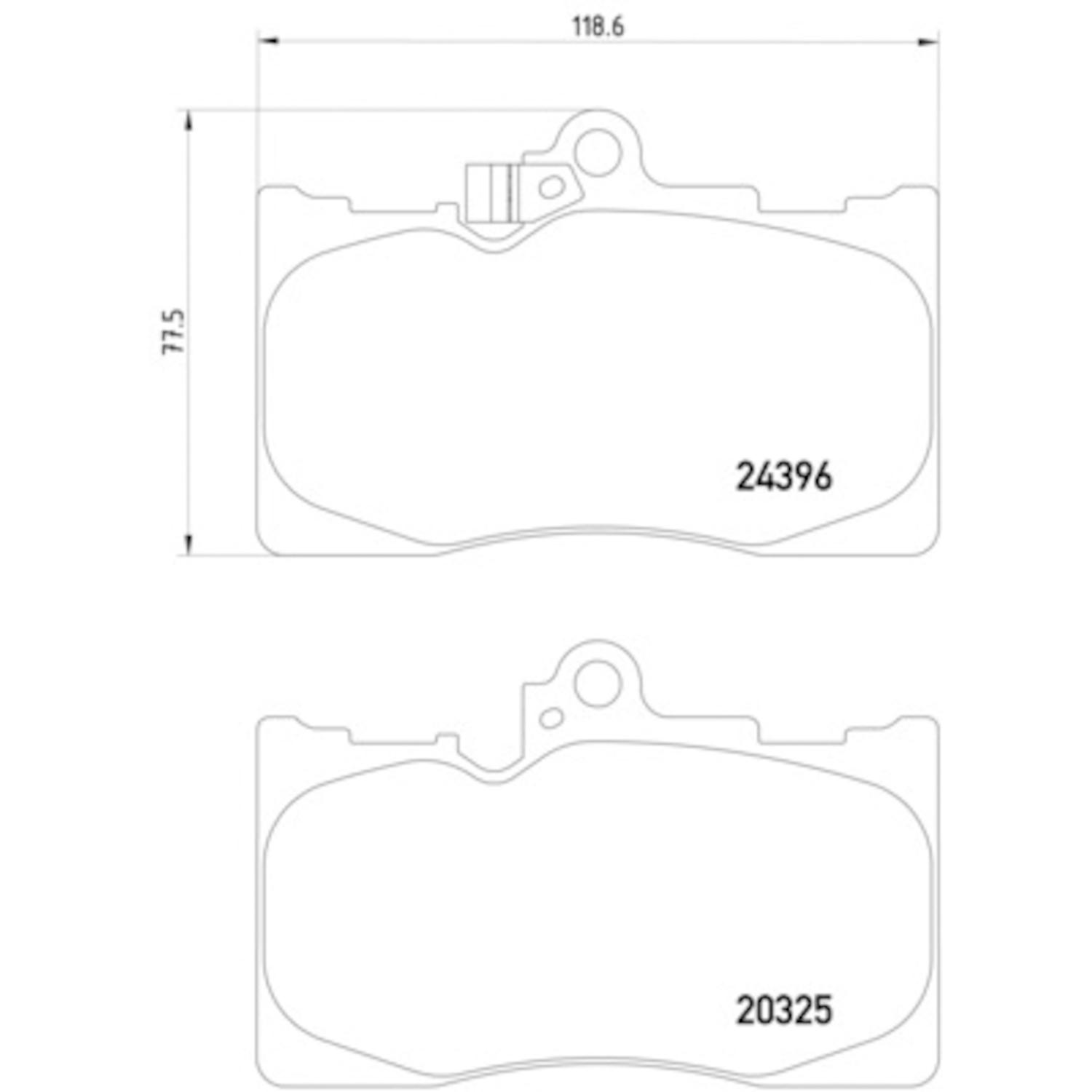 Hella Pagid 355012121 - Disc Brake Pad Hella Pagid 355012121 Disc Brake Pad product image 1 of 2