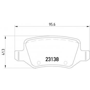 Hella Pagid 355012131 Disc Brake Pad product image 2 of 4
