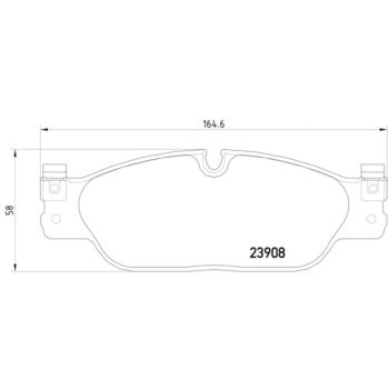 Hella Pagid 355012251 Disc Brake Pad product image 4 of 4