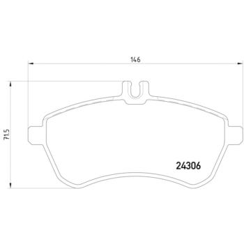 Hella Pagid 355012581 Disc Brake Pad product image 4 of 4