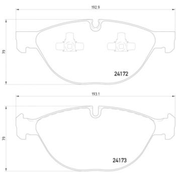 Hella Pagid 355012661 Disc Brake Pad product image 4 of 4