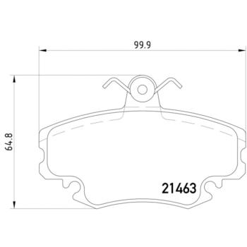 Hella Pagid 355012671 Disc Brake Pad product image 2 of 2