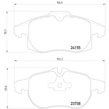 Hella Pagid 355012681 Disc Brake Pad product image 4 of 4