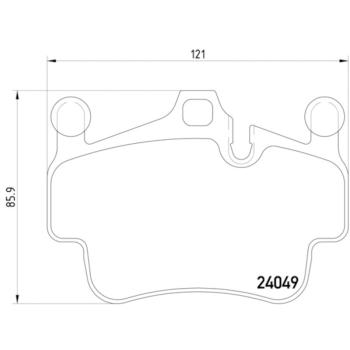 Hella Pagid 355012721 Disc Brake Pad product image 4 of 4