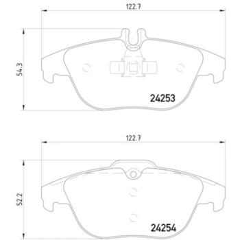 Hella Pagid 355012741 Disc Brake Pad product image 4 of 4