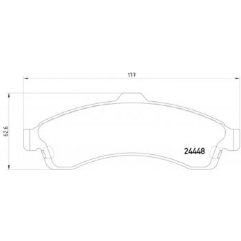 Hella Pagid 355012811 - Disc Brake Pad Hella Pagid 355012811 Disc Brake Pad product image 1 of 2