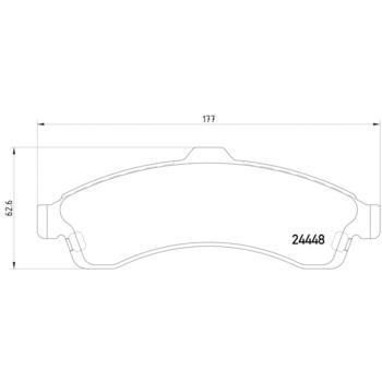 Hella Pagid 355012811 - Disc Brake Pad Hella Pagid 355012811 Disc Brake Pad product image 2 of 2
