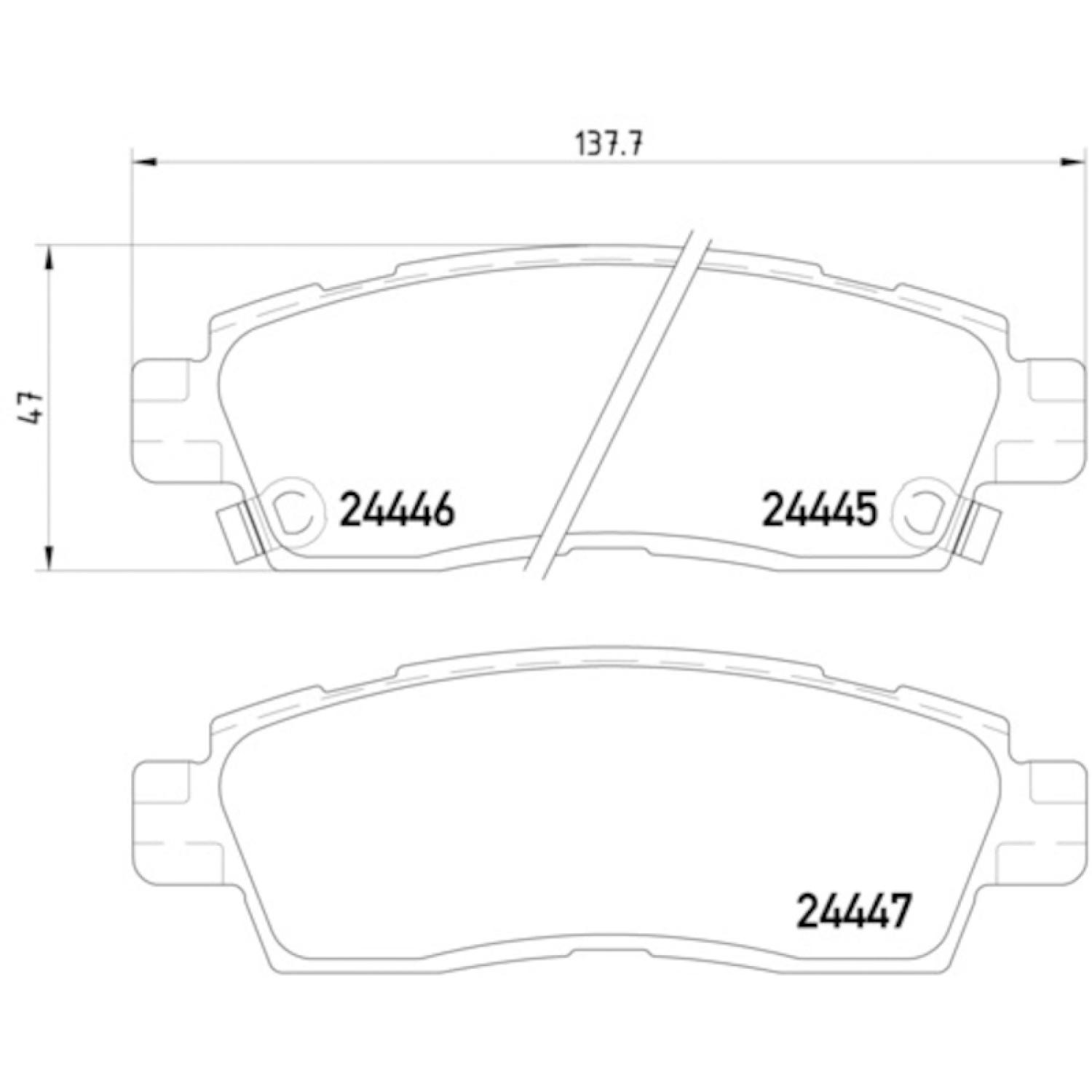Hella Pagid 355012821 - Disc Brake Pad Hella Pagid 355012821 Disc Brake Pad product image 4 of 4
