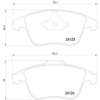 Hella Pagid 355012891 Disc Brake Pad product image 4 of 4