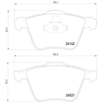 Hella Pagid 355013001 Disc Brake Pad product image 4 of 4