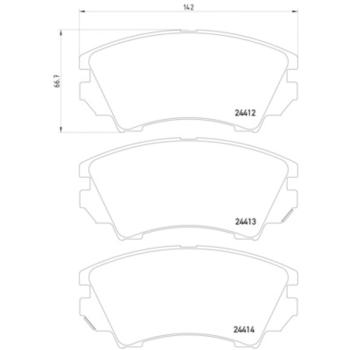 Hella Pagid 355013041 - Disc Brake Pad Hella Pagid 355013041 Disc Brake Pad product image 4 of 4