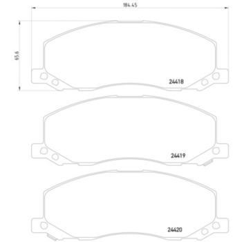 Hella Pagid 355013061 Disc Brake Pad product image 4 of 4