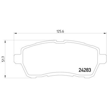 Hella Pagid 355013211 Disc Brake Pad product image 4 of 4