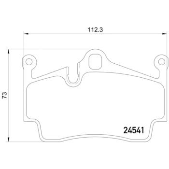 Hella Pagid 355013311 Disc Brake Pad product image 4 of 4