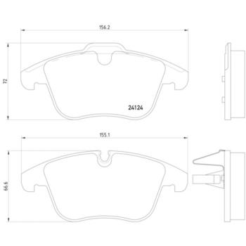 Hella Pagid 355013621 Disc Brake Pad product image 4 of 4