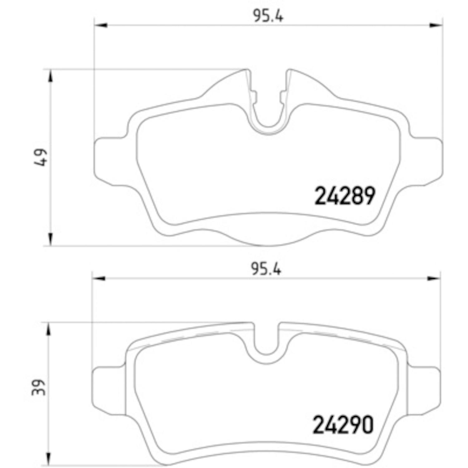 Hella Pagid 355013661 - Disc Brake Pad Hella Pagid 355013661 Disc Brake Pad product image 4 of 4