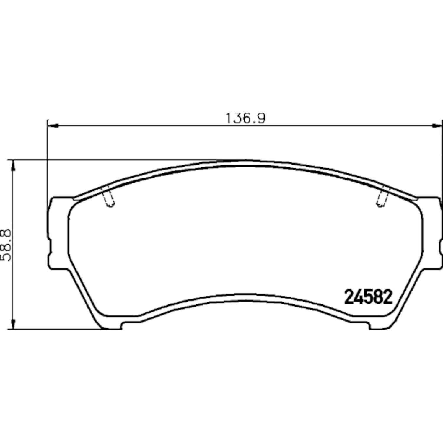 Hella Pagid 355013701 - Disc Brake Pad Hella Pagid 355013701 Disc Brake Pad product image 3 of 4