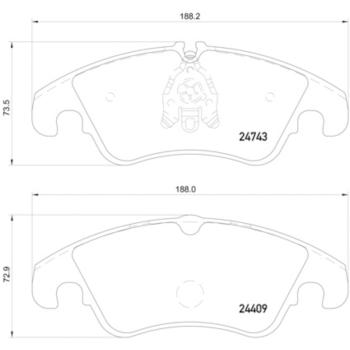 Hella Pagid 355013751 - Disc Brake Pad Hella Pagid 355013751 Disc Brake Pad product image 4 of 4