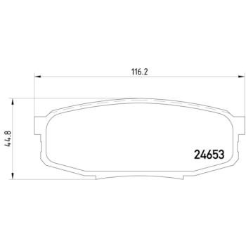 Hella Pagid 355013771 - Disc Brake Pad Hella Pagid 355013771 Disc Brake Pad product image 2 of 2