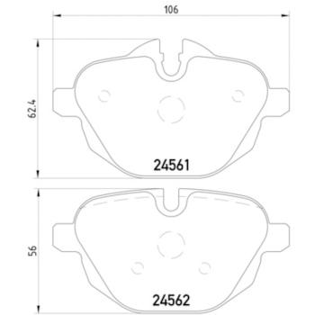 Hella Pagid 355013921 Disc Brake Pad product image 4 of 4