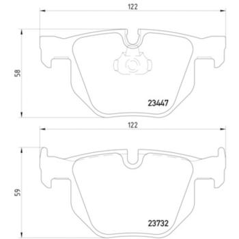 Hella Pagid 355013941 Disc Brake Pad product image 4 of 4