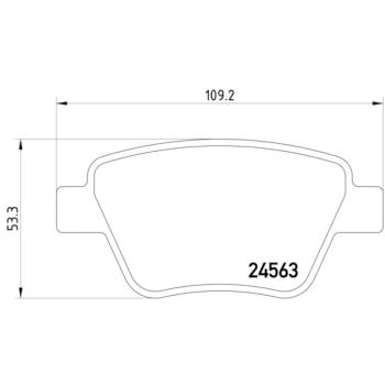 Hella Pagid 355014021 Disc Brake Pad product image 2 of 2