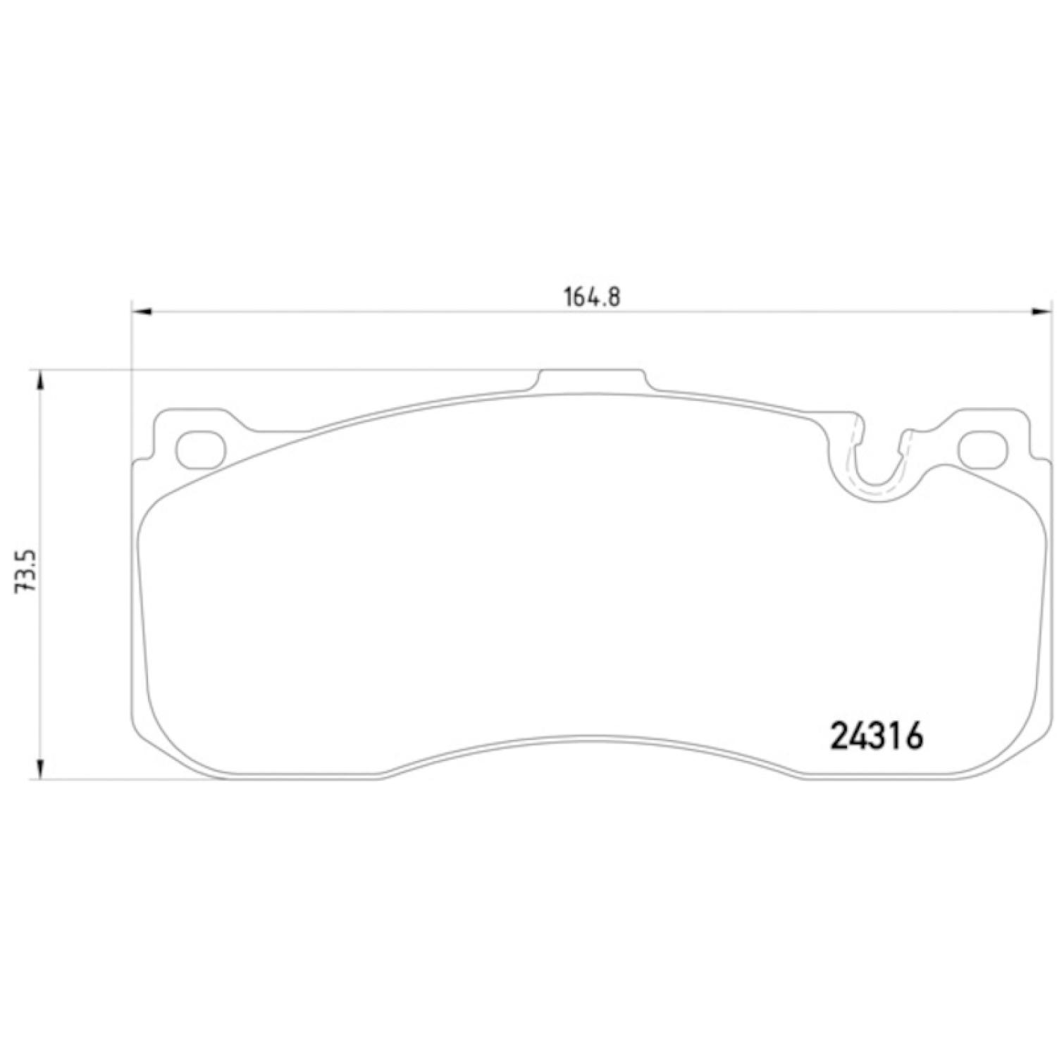 Hella Pagid 355014041 - Disc Brake Pad Hella Pagid 355014041 Disc Brake Pad product image 4 of 4