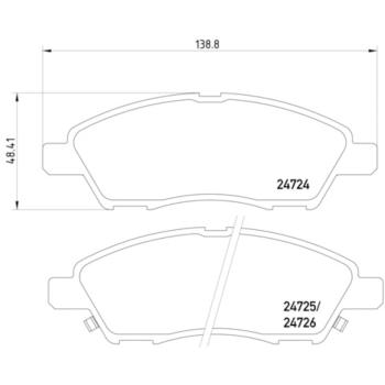 Hella Pagid 355014071 Disc Brake Pad product image 2 of 2