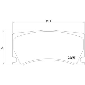Hella Pagid 355014101 Disc Brake Pad product image 4 of 4