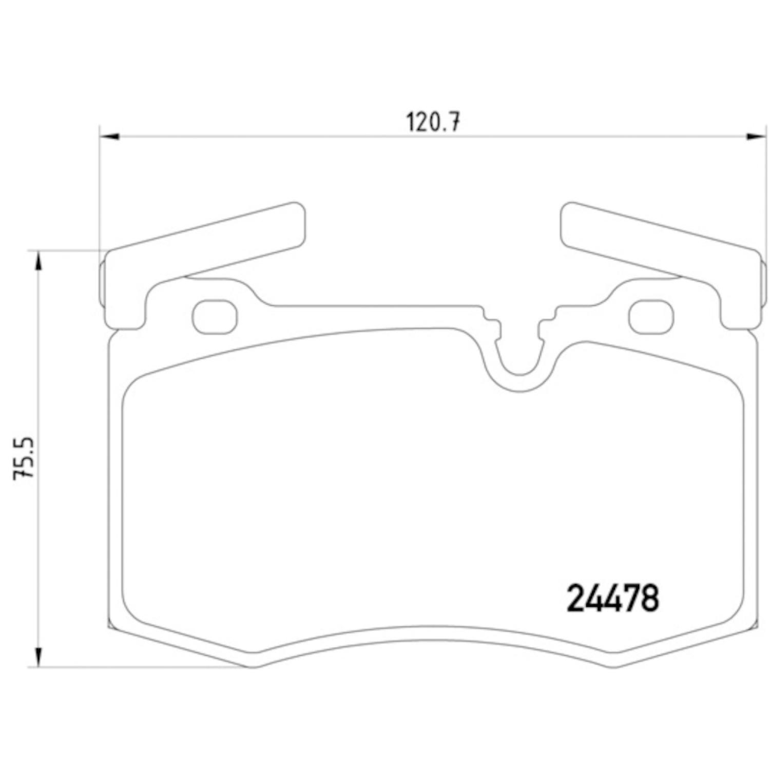 Hella Pagid 355014111 - Disc Brake Pad Hella Pagid 355014111 Disc Brake Pad product image 4 of 4