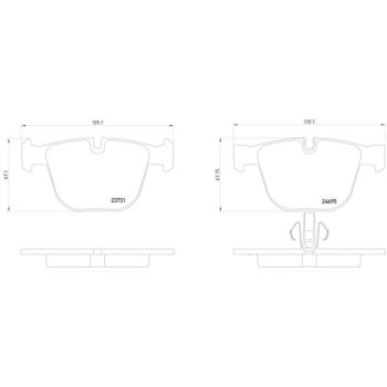 Hella Pagid 355014141 Disc Brake Pad product image 4 of 4