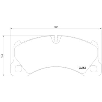 Hella Pagid 355014151 - Disc Brake Pad Hella Pagid 355014151 Disc Brake Pad product image 4 of 4