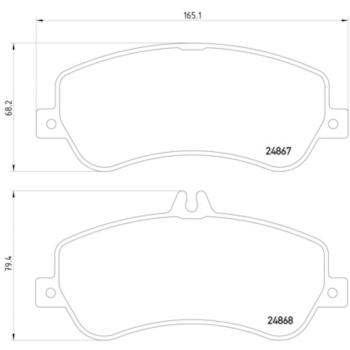 Hella Pagid 355014221 Disc Brake Pad product image 4 of 4