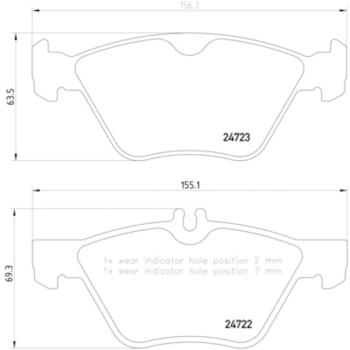 Hella Pagid 355014291 Disc Brake Pad product image 4 of 4