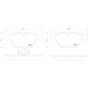 Hella Pagid 355014351 - Disc Brake Pad Hella Pagid 355014351 Disc Brake Pad product image 4 of 4