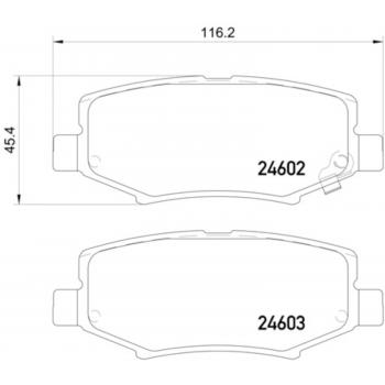 Hella Pagid 355014381 - Disc Brake Pad Hella Pagid 355014381 Disc Brake Pad product image 1 of 2